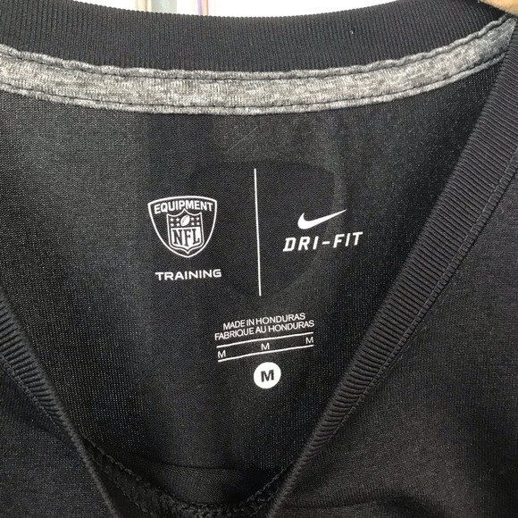 Nike NFL Atlanta FalconsCrewneck Black Top Size M - Picture 3 of 4